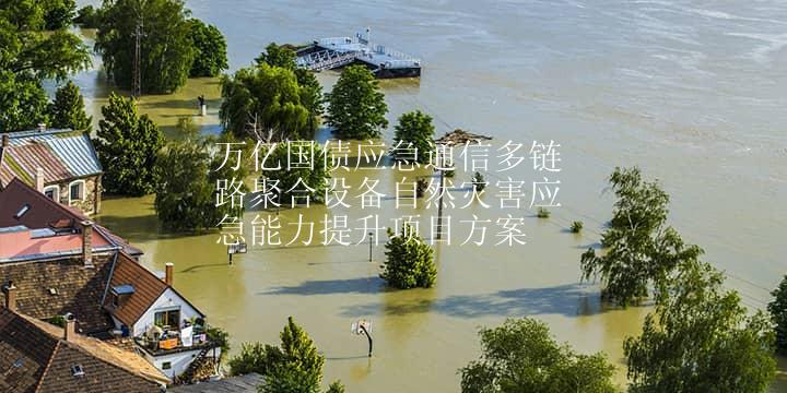 万亿国债应急通信多链路聚合设备自然灾害应急能力提升项目方案